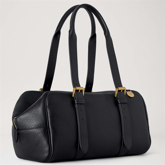 Mulberry Boston Black Heavy Grain